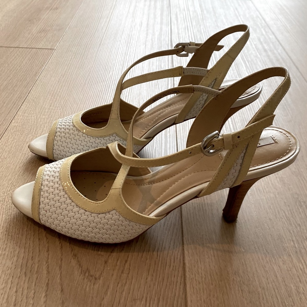 Geox Respira Open Toe Heel, Size 7 (EU 37)